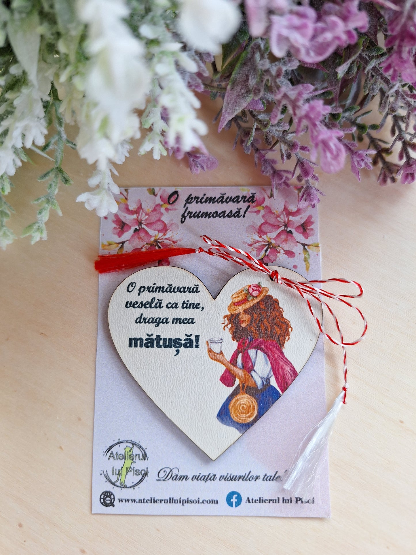 Martisor personalizat lemn sora/nasa/matusa - ALTP 22