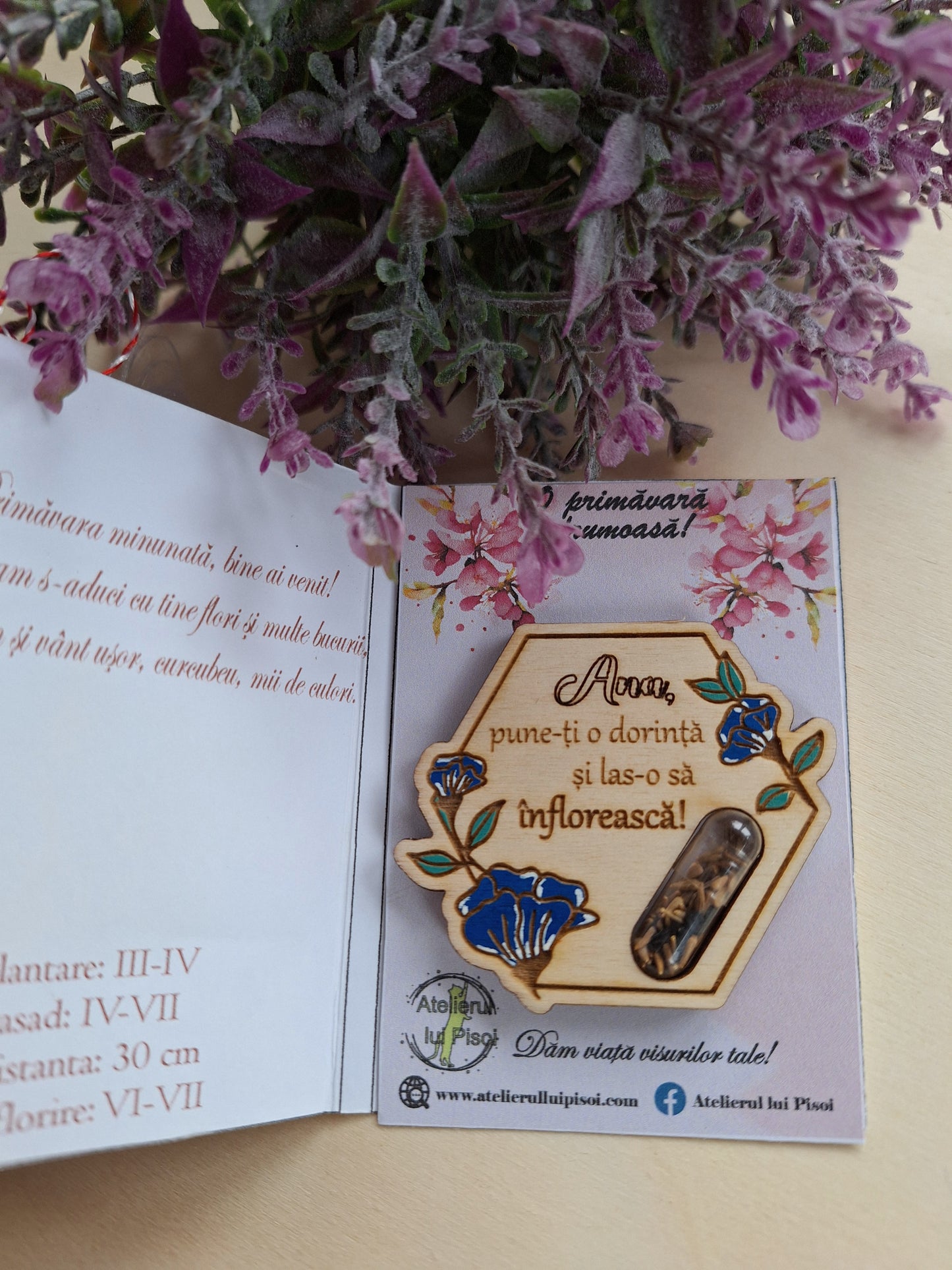 Martisor plantabil personalizat -ALTP 3