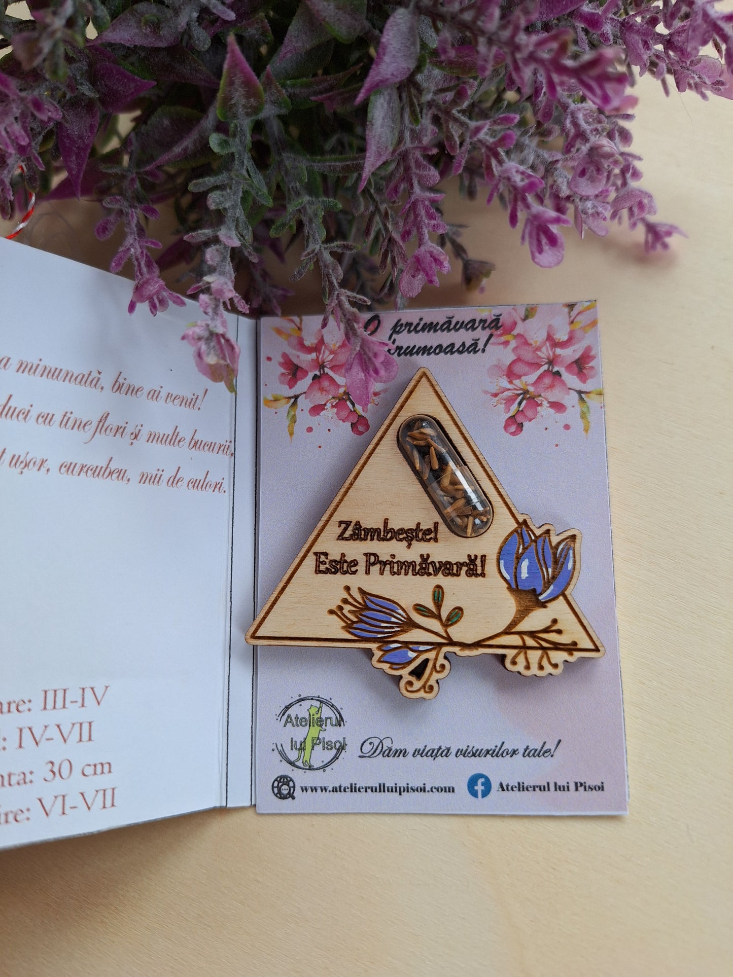 Martisor plantabil personalizat -ALTP 4