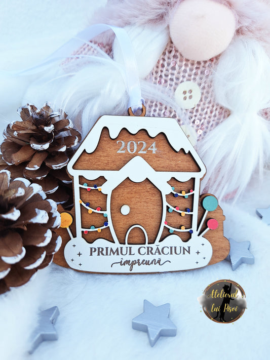 Glob cu mesaj personalizat Gingerbread House - ALTP 56