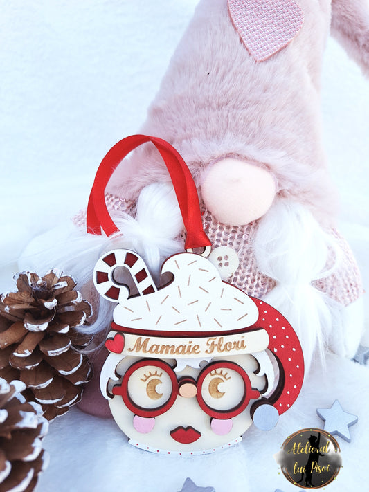 Glob lemn personalizat "Bunicuta dulce" -ALTP 76