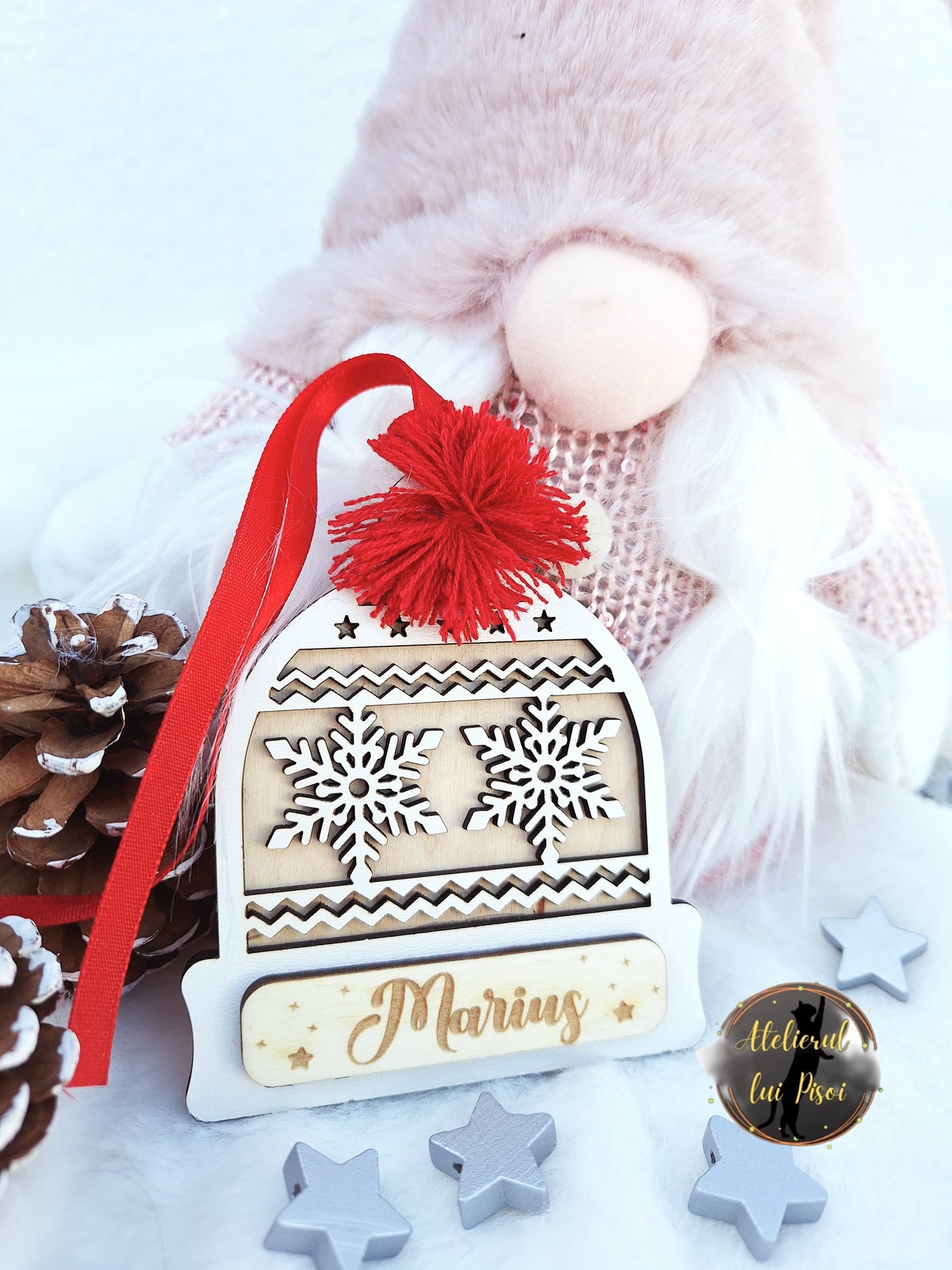 Glob din lemn personalizat cu nume- Warm&Cozy-v3-ALTP 66