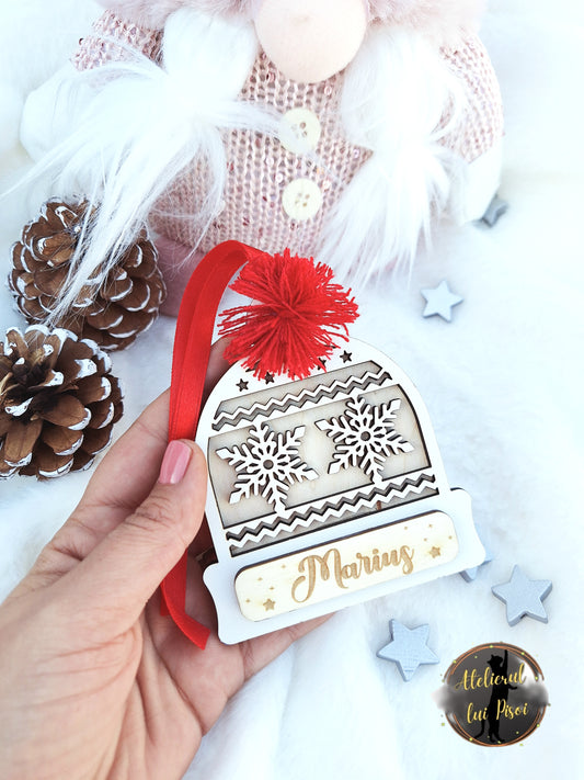 Glob din lemn personalizat cu nume- Warm&Cozy-v3-ALTP 66