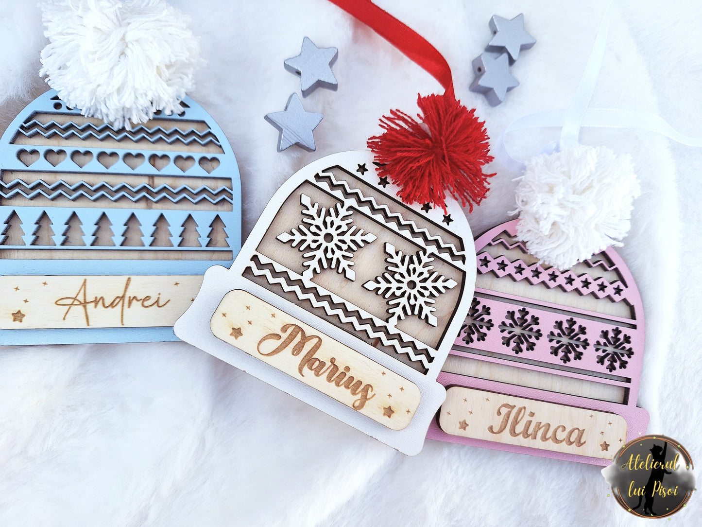 Glob din lemn personalizat cu nume- Warm&Cozy-v1-ALTP 64