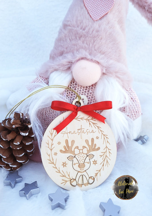 Glob personalizat din lemn gravat cu nume -ALTP 52