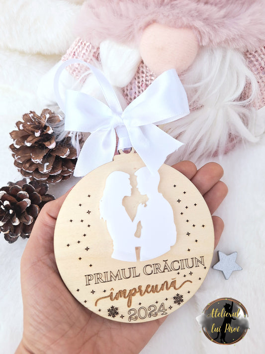 Glob personalizat ”Primul nostru Craciun impreuna” -ALTP 63
