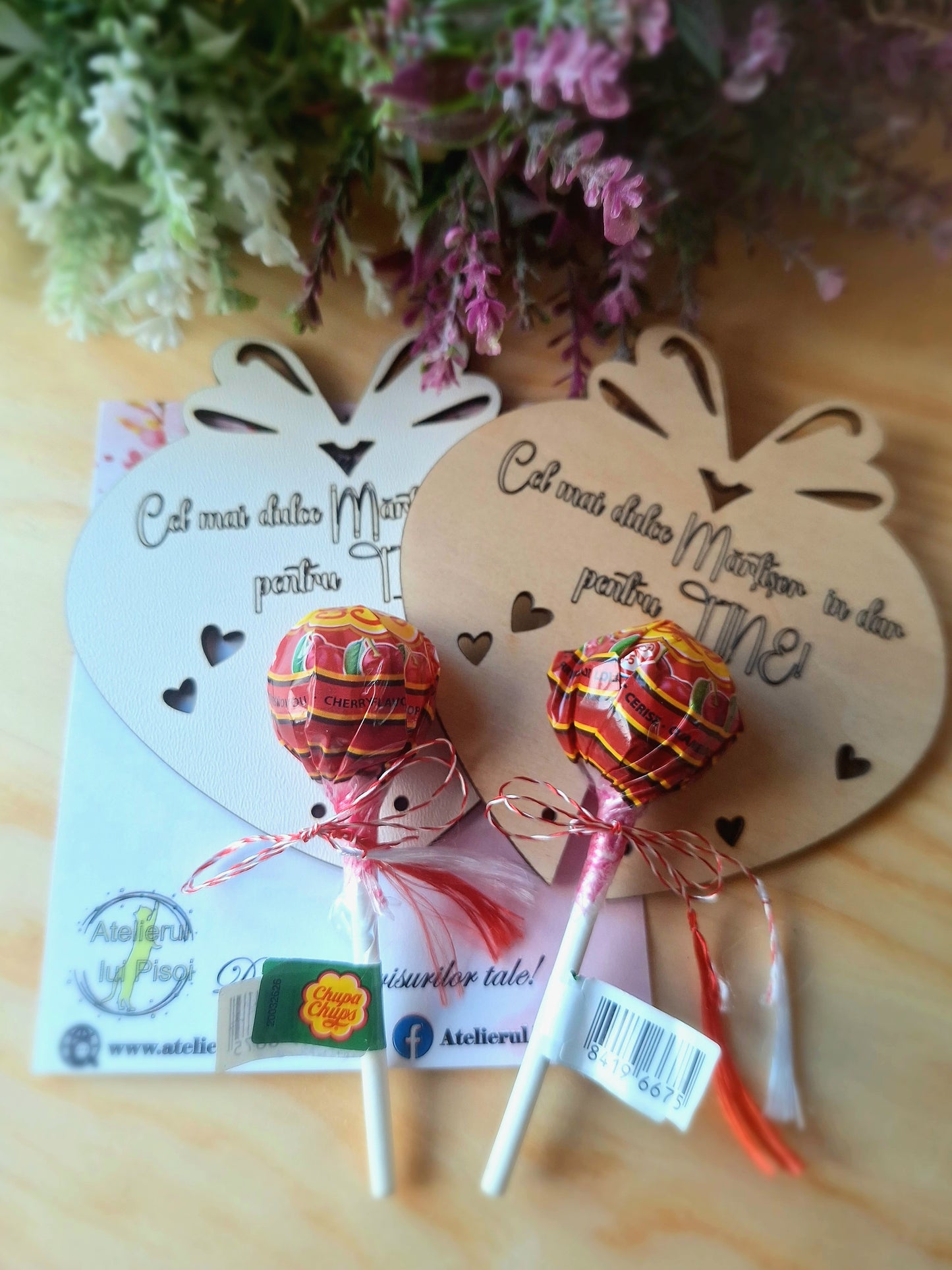 Martisor magnetic cu acadea- Inima- ALTP 2