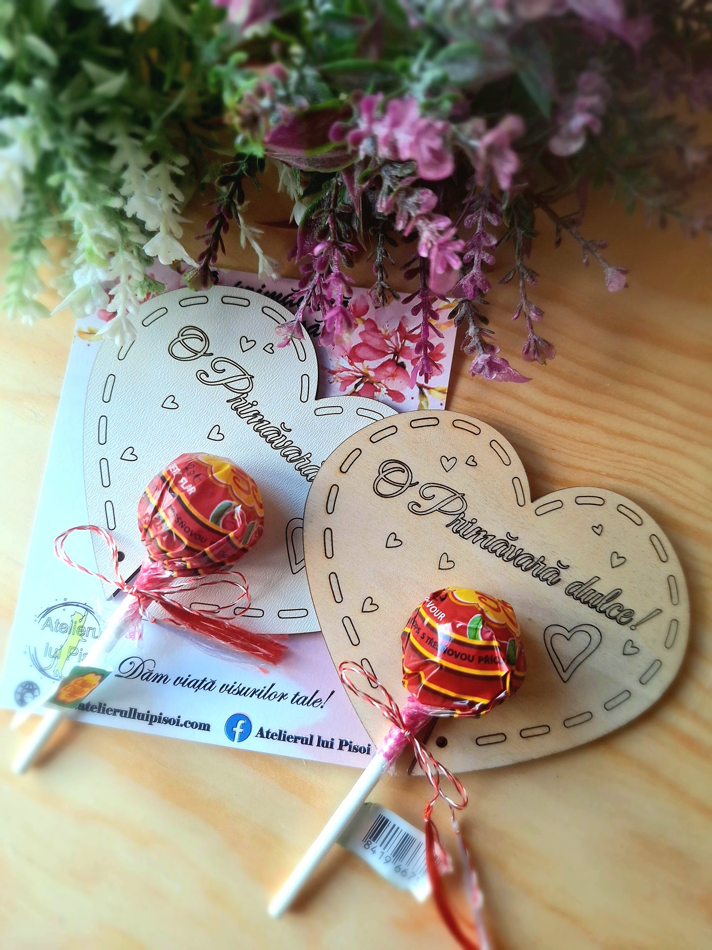 Martisor magnetic cu acadea- Inima- ALTP 3