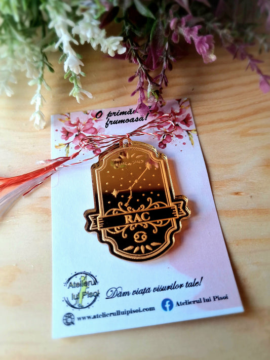 Martisor din lemn personalizat-Zodii-ALTP 23