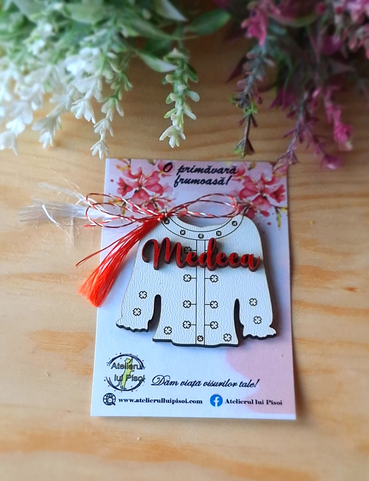 Martisor personalizat cu nume-model IE-ALTP 21