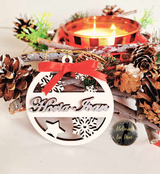 Glob lemn personalizat nume -ALTP 2