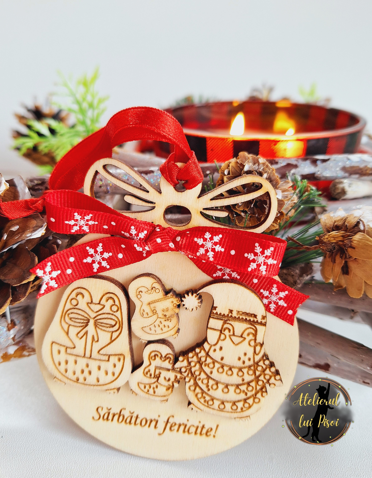 Glob personalizat familie pinguini -ALTP 17