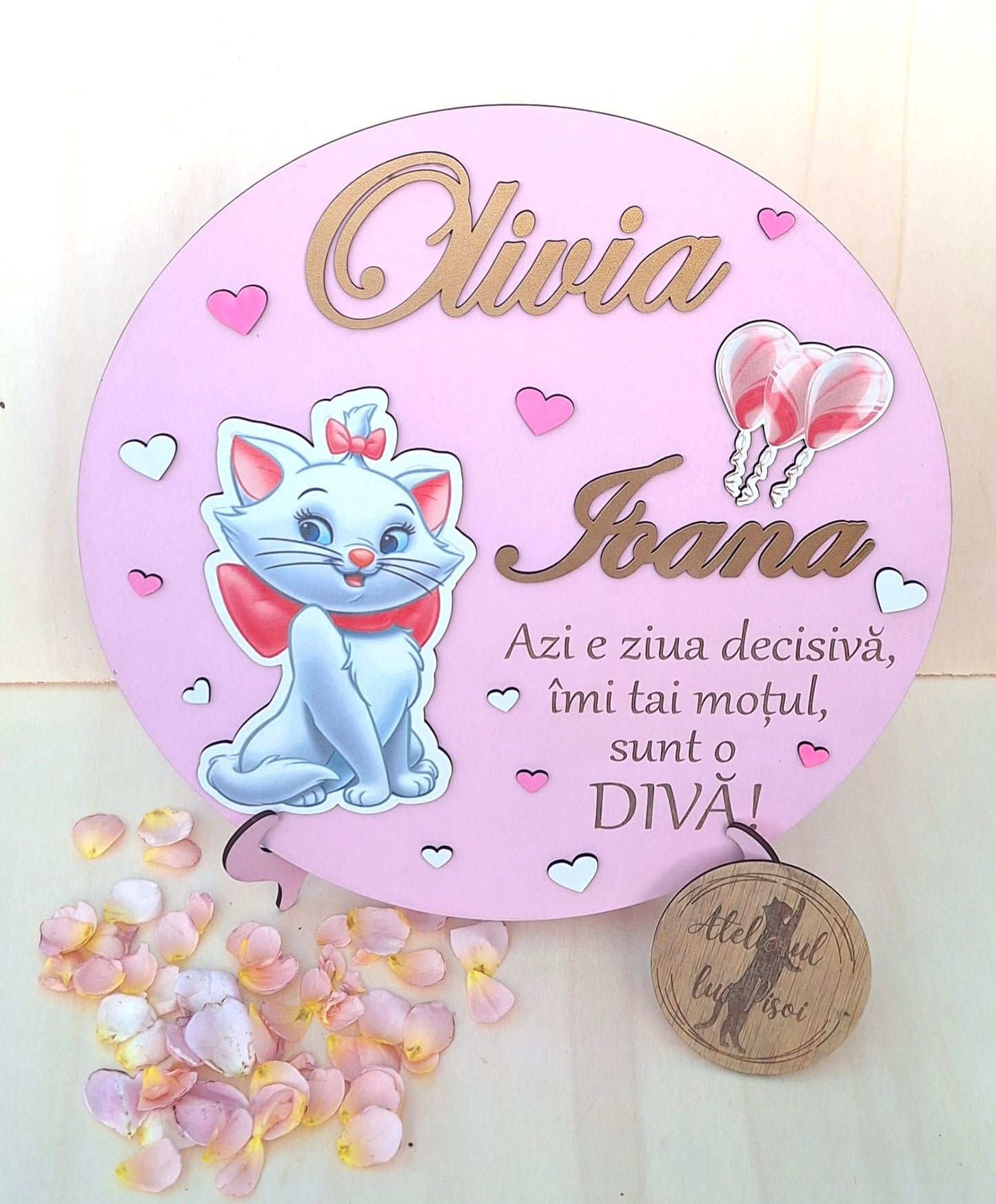 Panou decorativ Nume personalizat