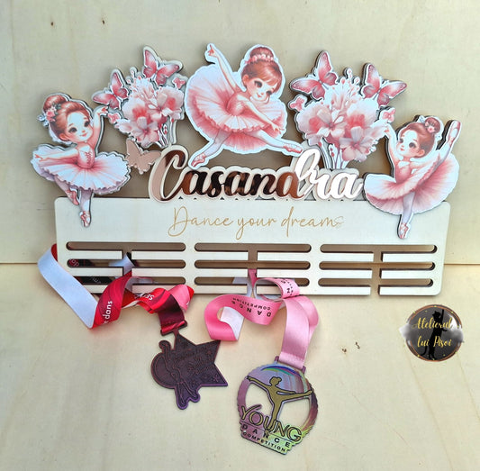 Suport medalii personalizat-Dream balerina