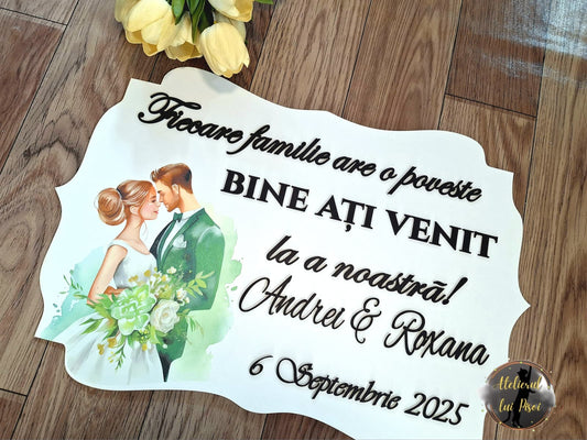 Panou intampinare - Bine ati venit ALTP 3