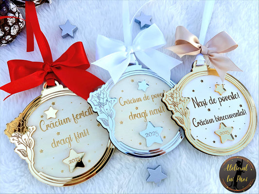 Glob lemn personalizat Christmas calm-ALTP 102