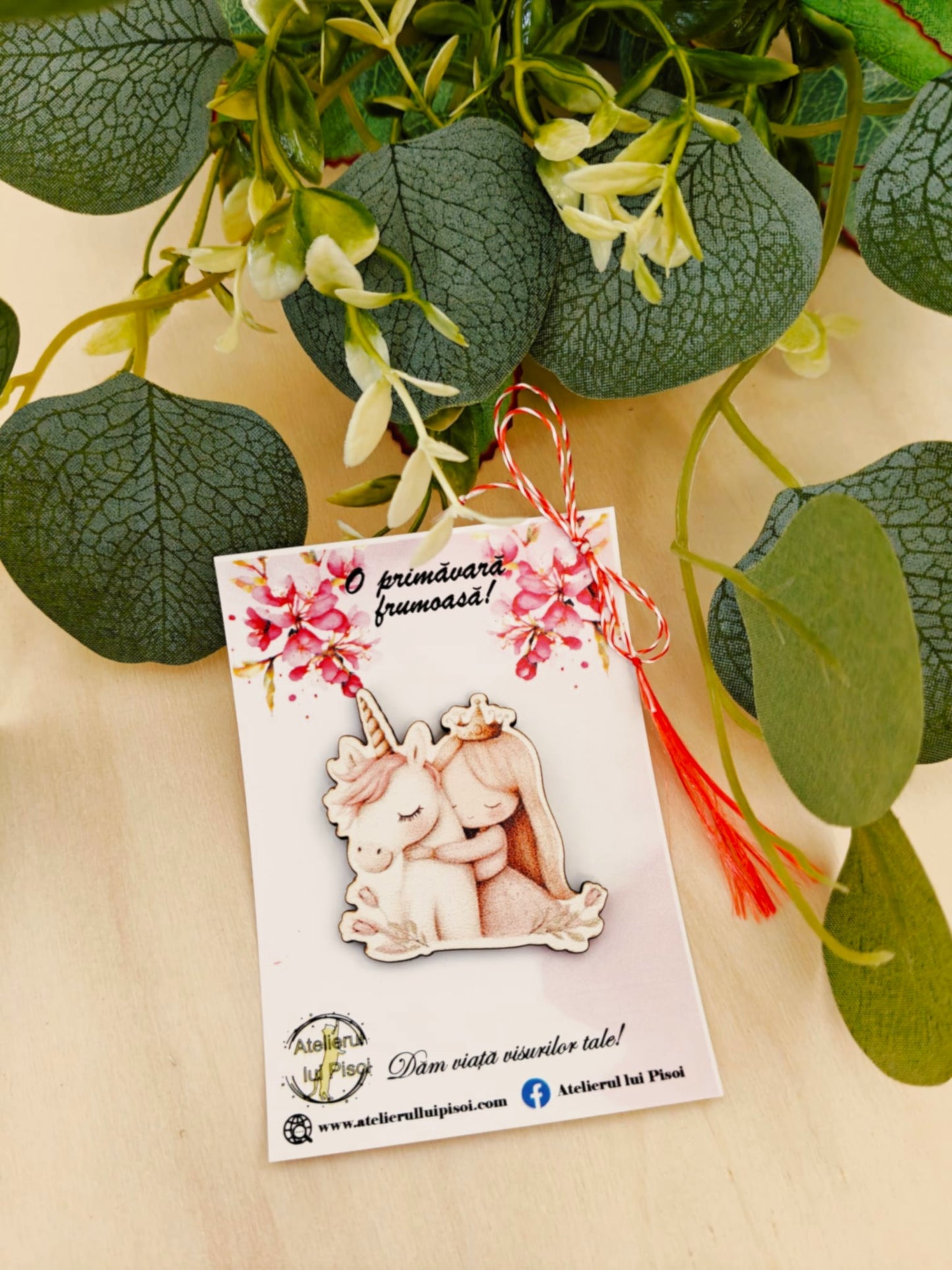 Martisor nepersonalizat Printesa si unicornul ALTP 60