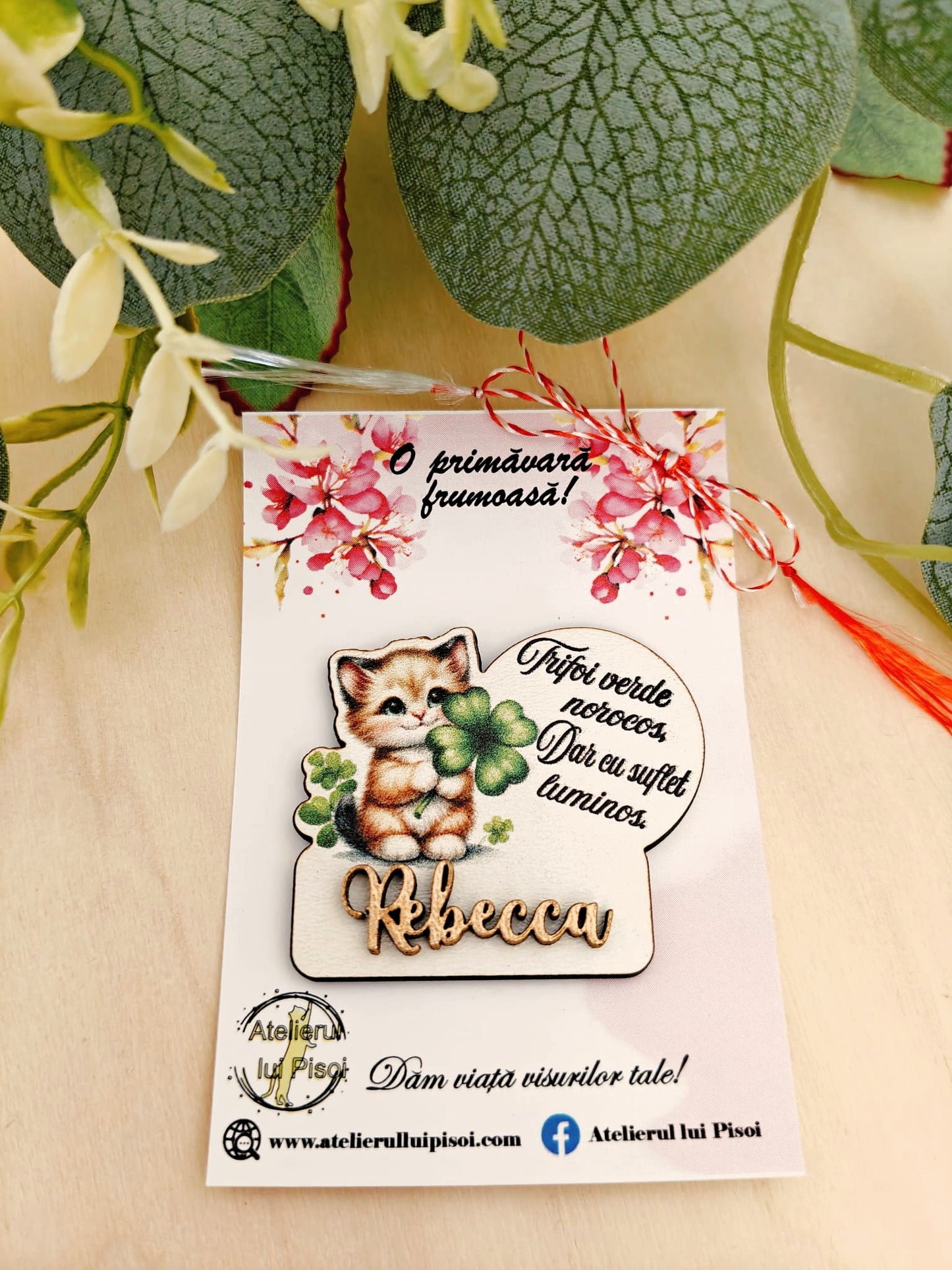 Martisor personalizat -Pisicuta-ALTP 77