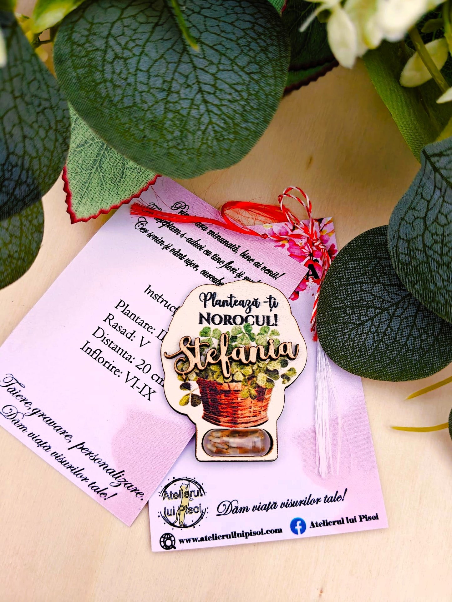 Martisor plantabil personalizat -ALTP 17