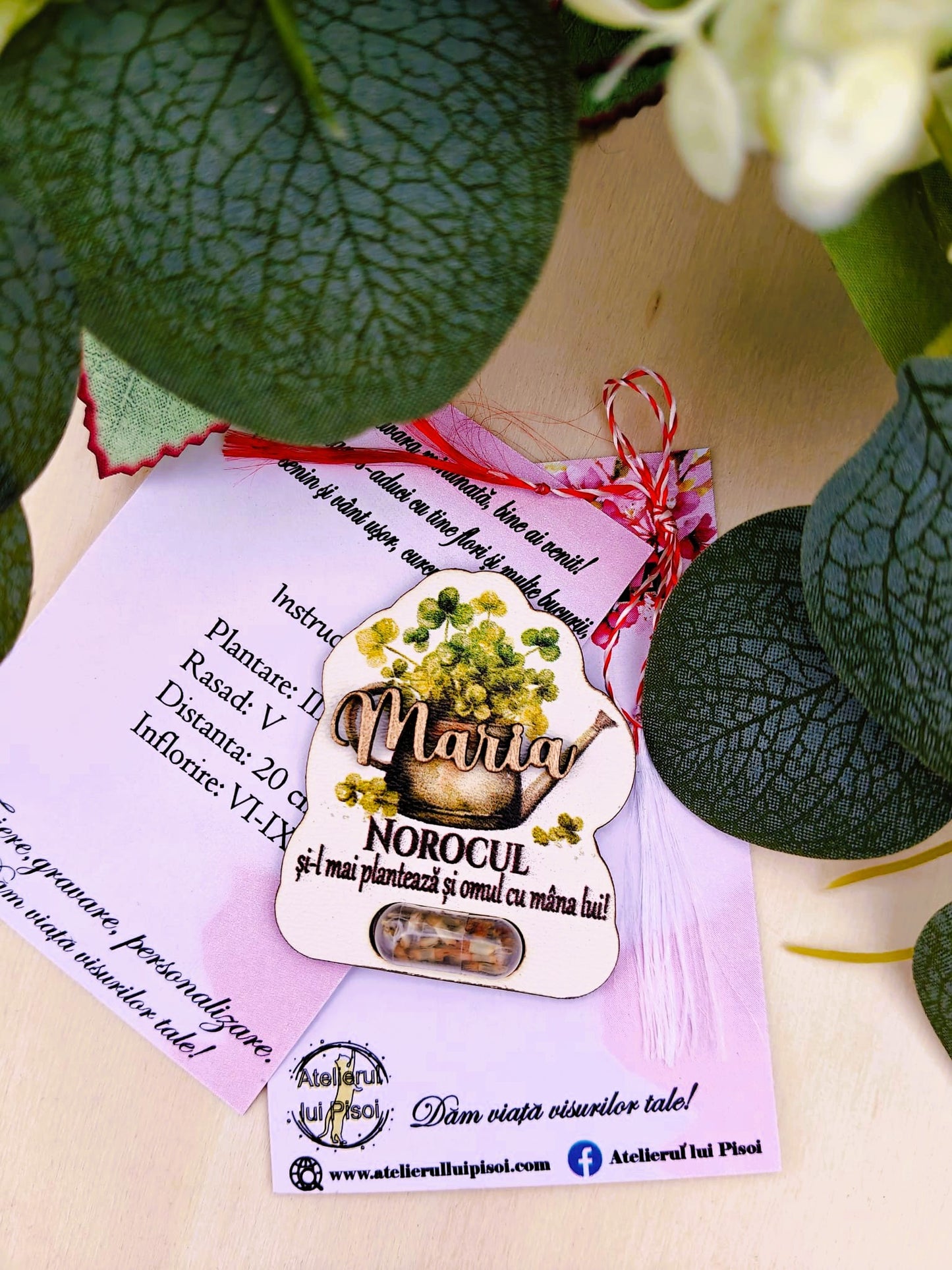 Martisor plantabil personalizat -ALTP 16