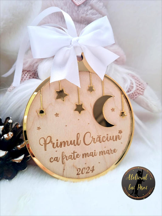 Glob lemn personalizat "Cer instelat"-ALTP41