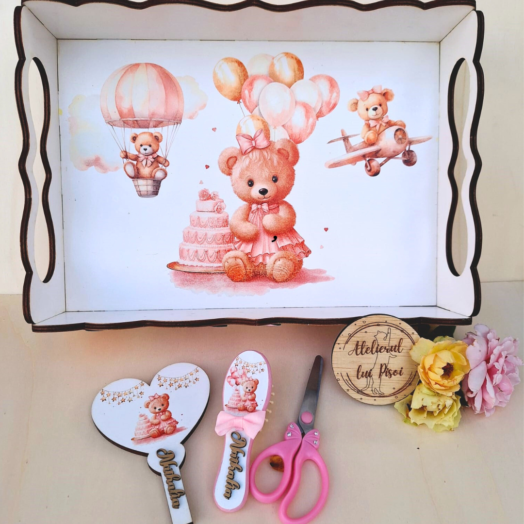 Tavita pentru mot " Teddy bear dream"