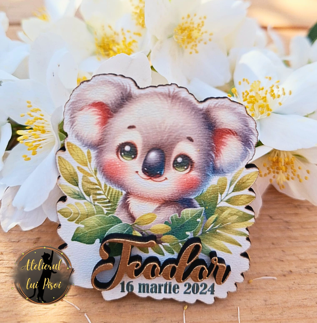 Marturie din lemn - Model Koala-Safari ALTP 12