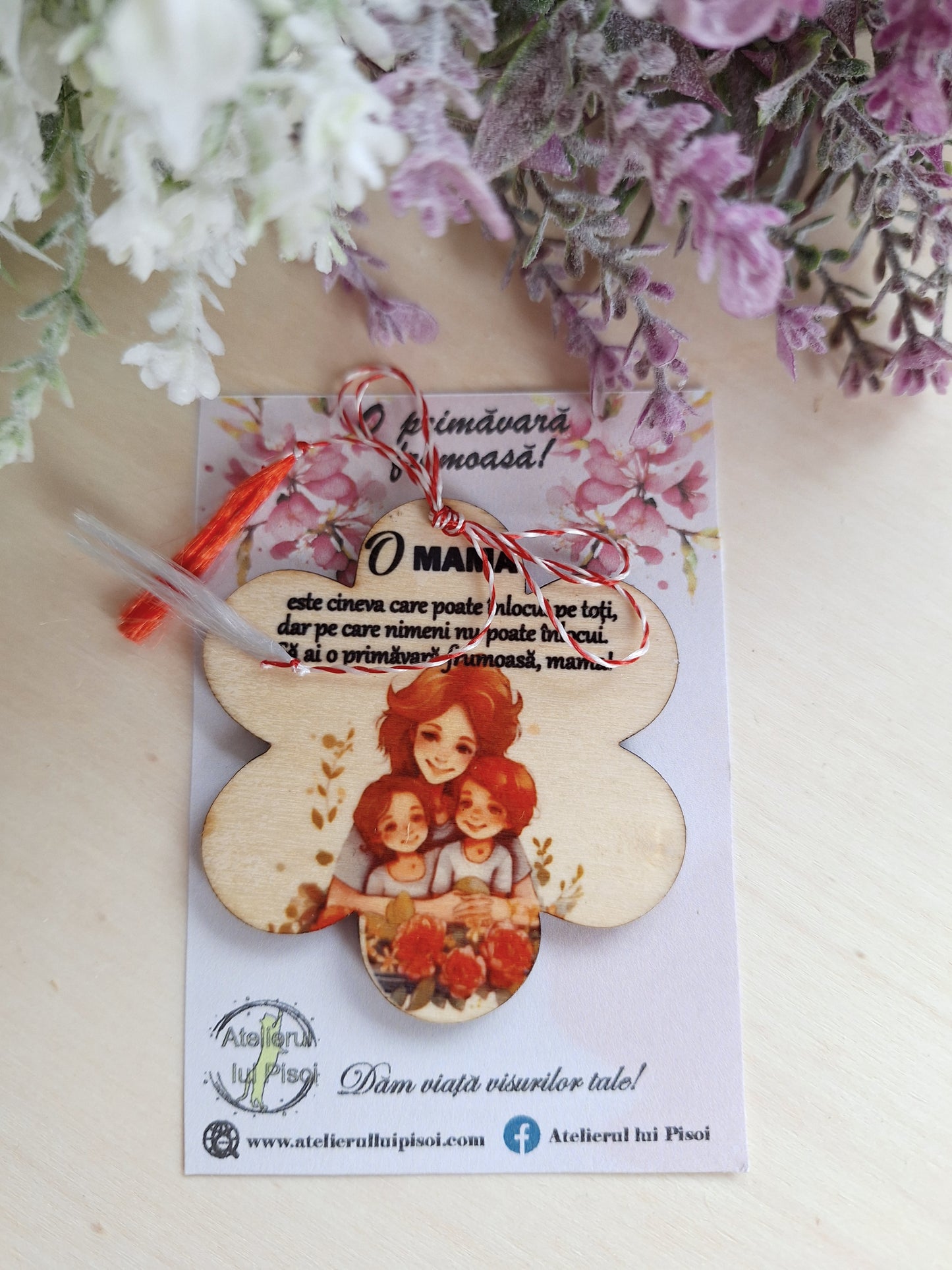 Martisor personalizat lemn -2 baieti-ALTP 25