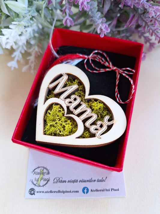 Martisor licheni personalizat