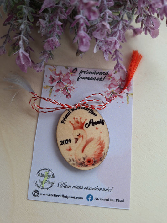 Martisor personalizat lemn -Primul meu Martisor-ALTP 2