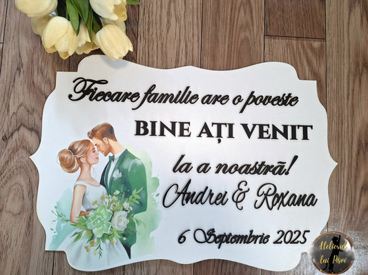 Panou intampinare - Bine ati venit ALTP 3