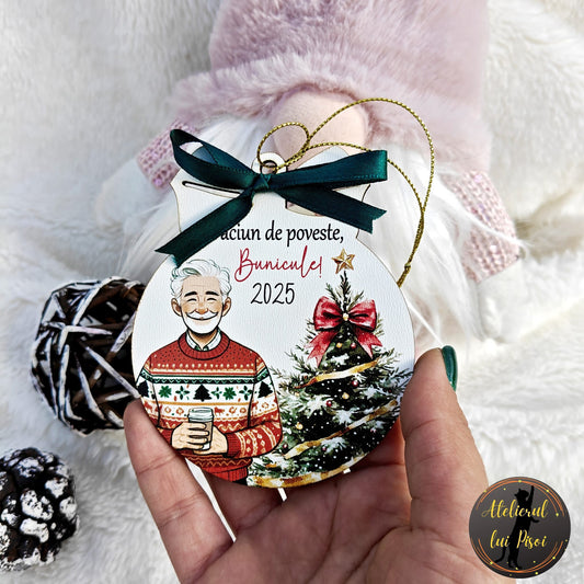 Glob din lemn personalizat Bunic-ALTP 84