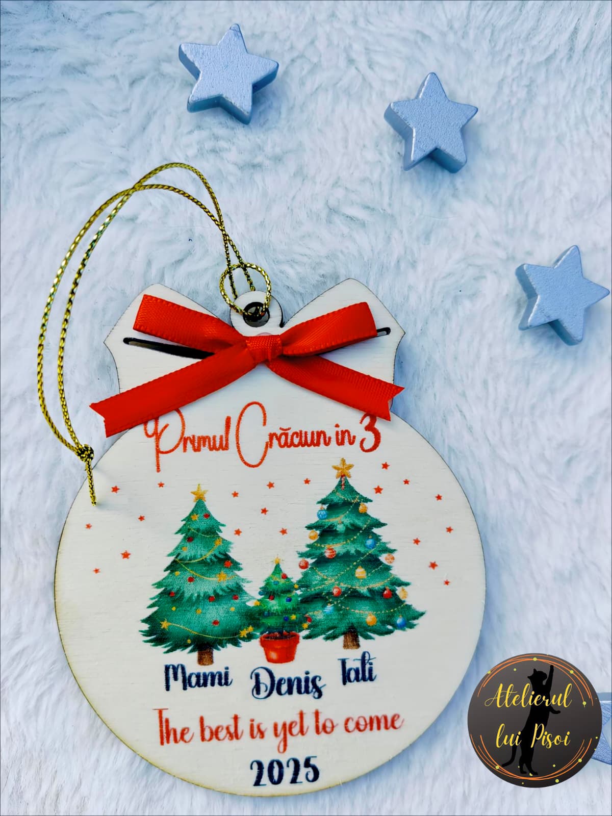 Glob din lemn personalizat Familie- ALTP 85