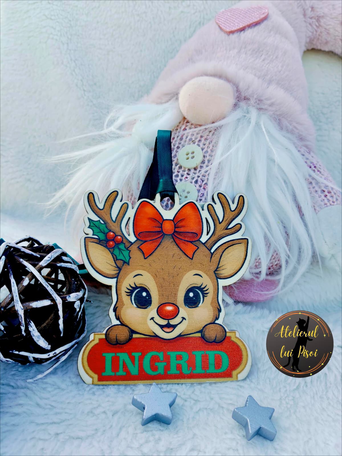 Glob personalizat Micul ren -ALTP 81