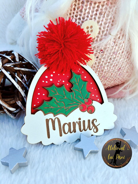 Glob din lemn personalizat cu nume- Warm&Cozy-5-ALTP 106