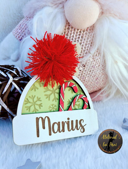 Glob din lemn personalizat cu nume- Warm&Cozy-v4-ALTP 105