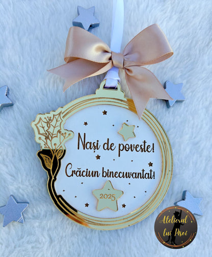 Glob lemn personalizat Christmas calm-ALTP 102