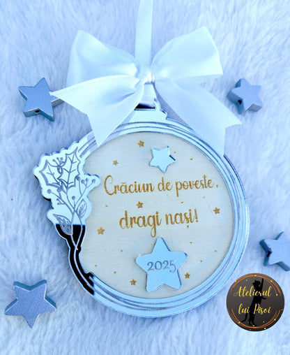 Glob lemn personalizat Christmas calm-ALTP 102