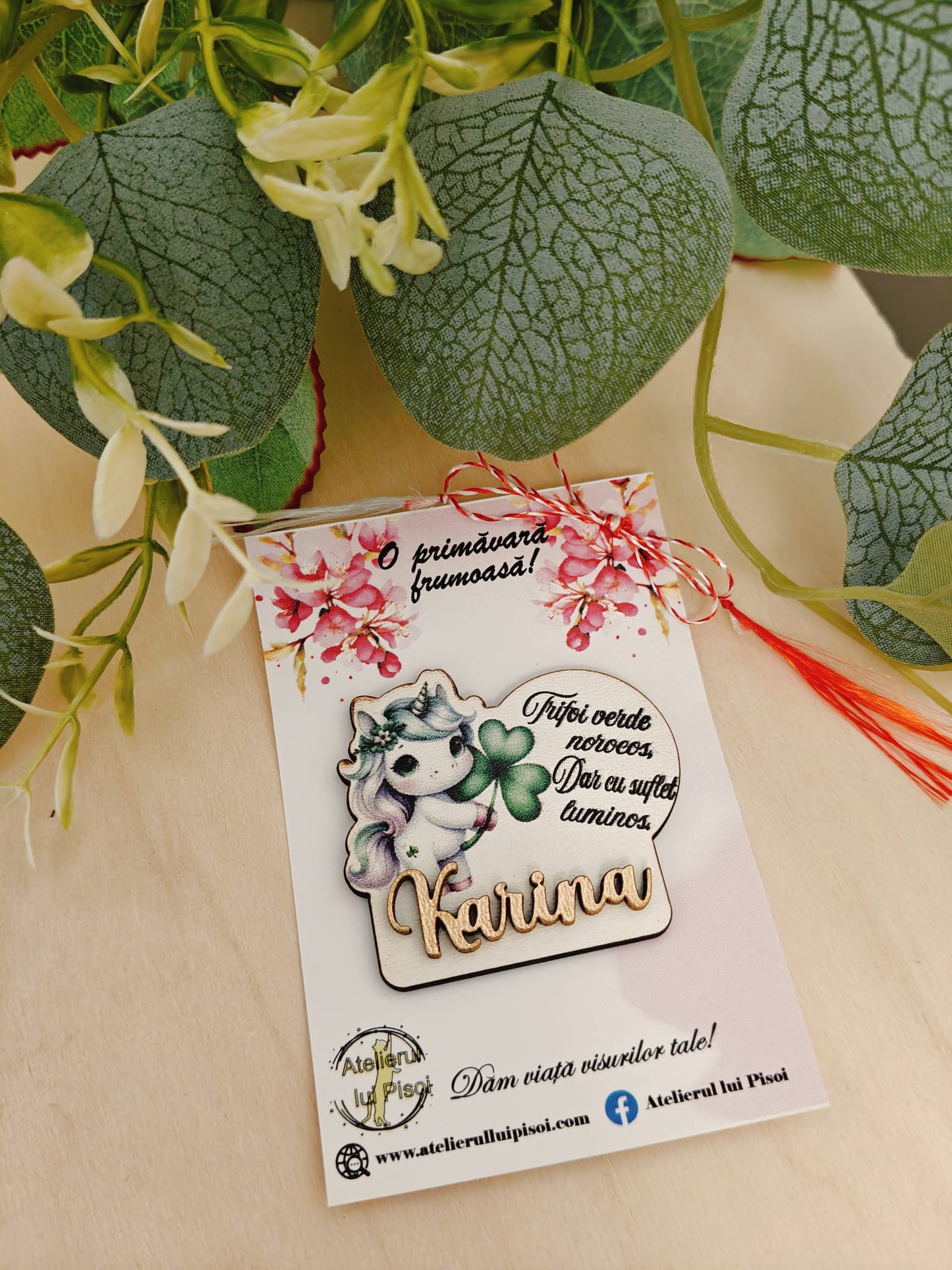 Martisor personalizat -Unicorn-ALTP 74