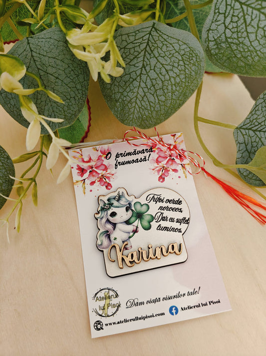 Martisor personalizat -Unicorn-ALTP 74