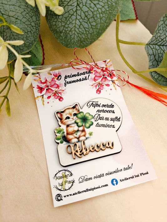 Martisor personalizat -Pisicuta-ALTP 77