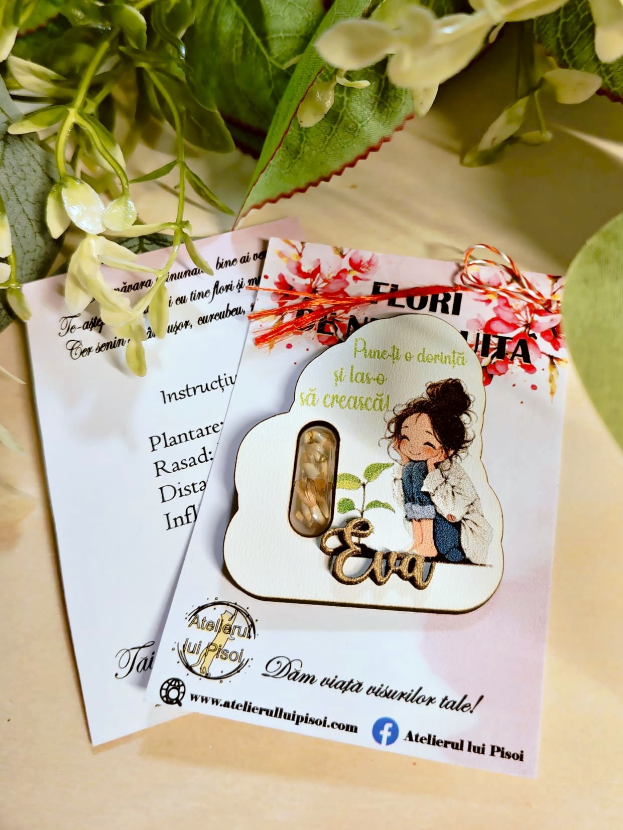 Martisor plantabil personalizat -ALTP 15