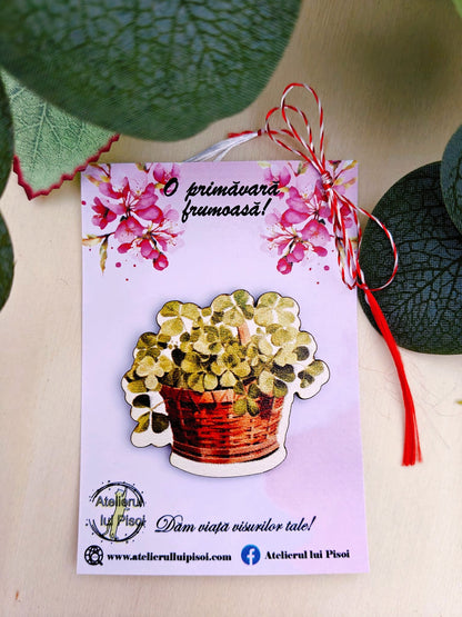 Martisor nepersonalizat-Trifoi norocos -ALTP 82