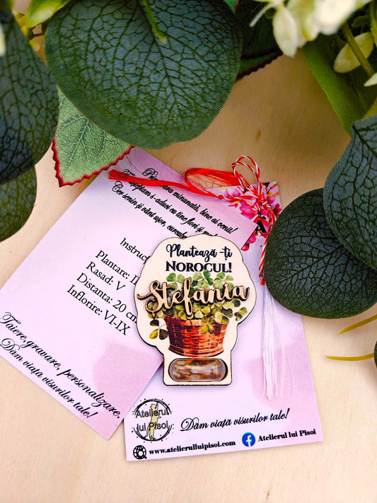 Martisor plantabil personalizat -ALTP 17
