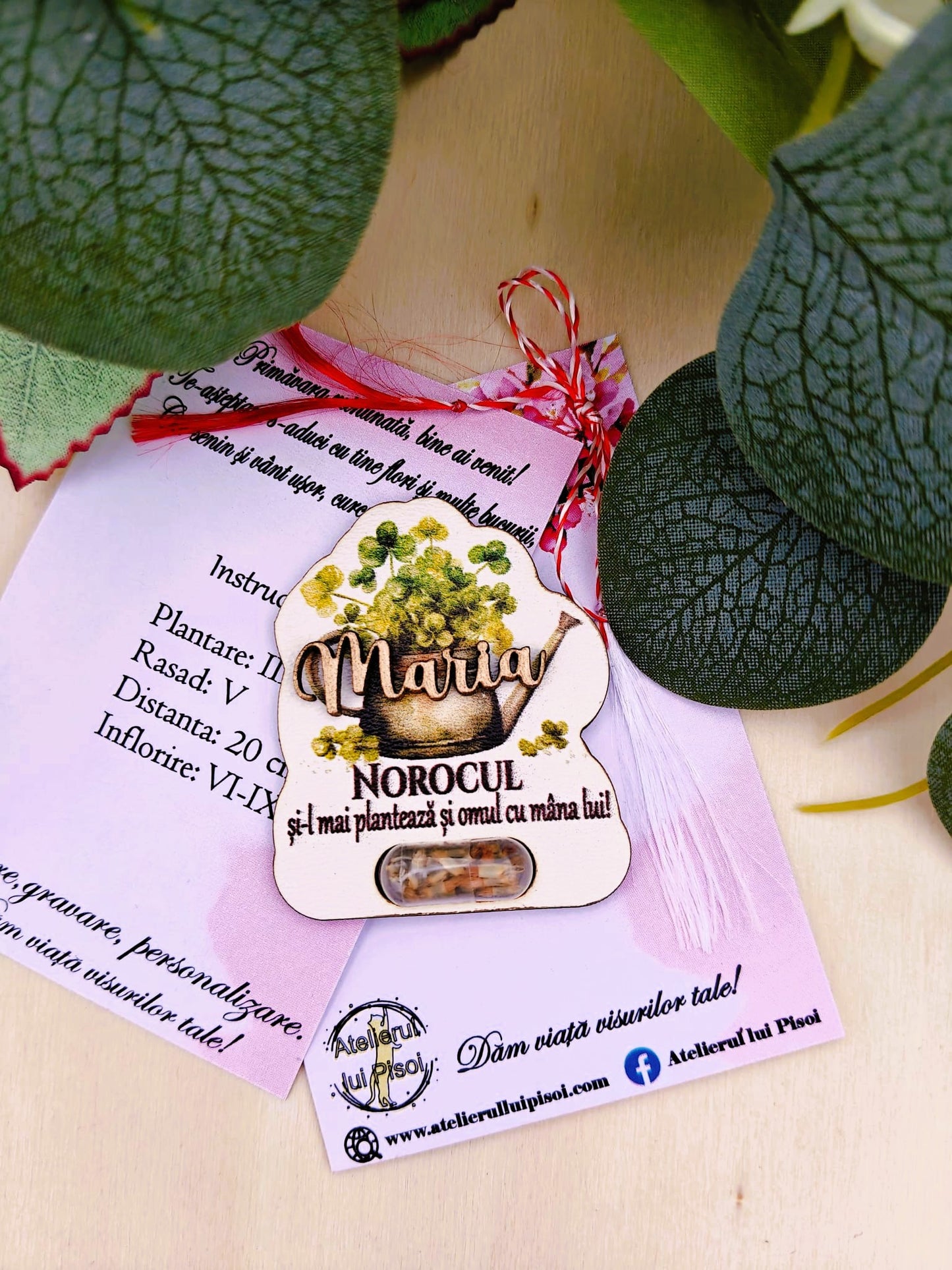 Martisor plantabil personalizat -ALTP 16