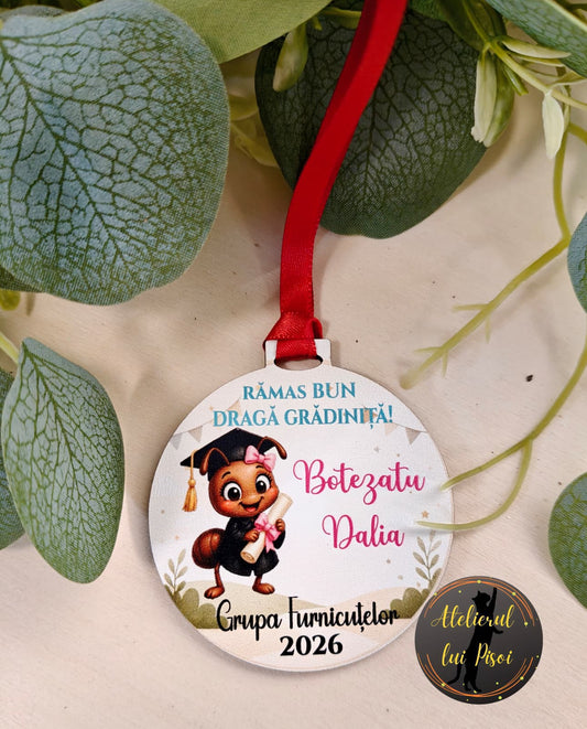 Medalie personalizata absolvire-Furnicute-ALTP9