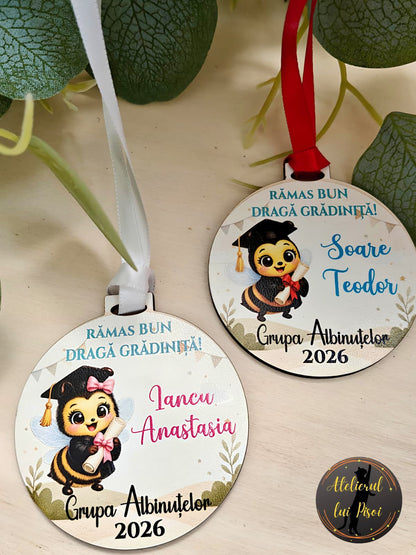 Medalie personalizata absolvire-Albinuta-ALTP2