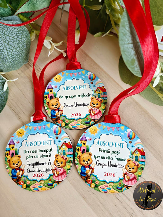 Medalie personalizata -Ursuleti-ALTP17