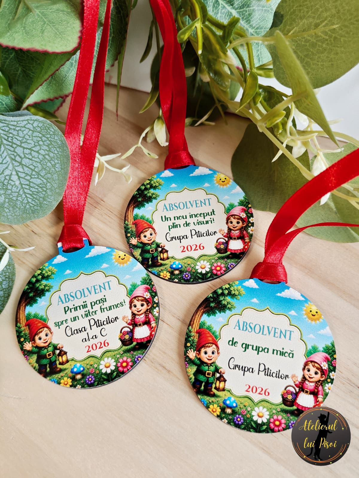 Medalie personalizata -Pitici-ALTP14